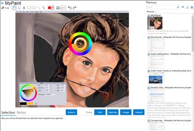 MyPaint - Flamory bookmarks and screenshots