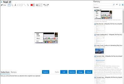 Nail it! - Flamory bookmarks and screenshots