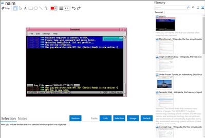 naim - Flamory bookmarks and screenshots