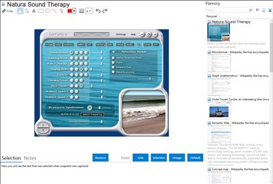 Natura Sound Therapy - Flamory bookmarks and screenshots