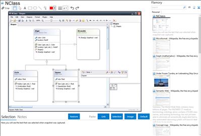NClass - Flamory bookmarks and screenshots