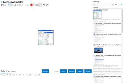 NeoDownloader - Flamory bookmarks and screenshots