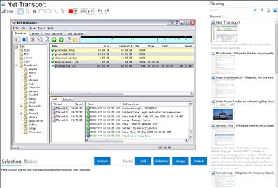 Net Transport - Flamory bookmarks and screenshots