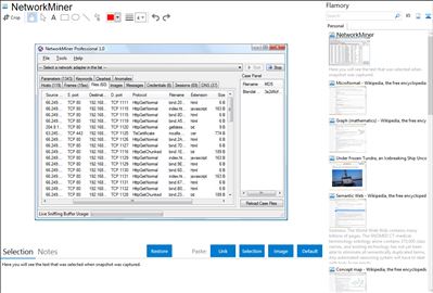 NetworkMiner - Flamory bookmarks and screenshots
