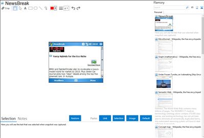NewsBreak - Flamory bookmarks and screenshots