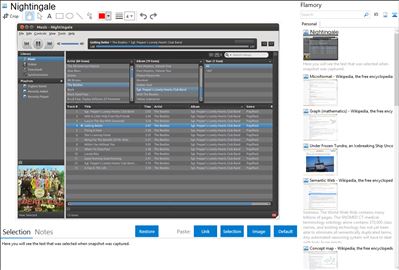 Nightingale - Flamory bookmarks and screenshots