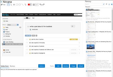 Nirvana - Flamory bookmarks and screenshots