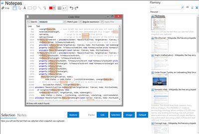 Notepas - Flamory bookmarks and screenshots