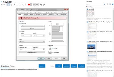 novapdf - Flamory bookmarks and screenshots