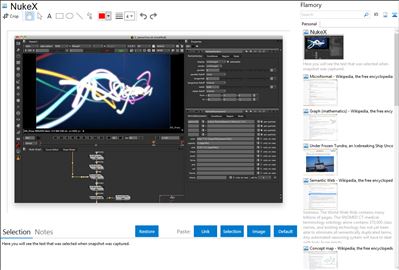 NukeX - Flamory bookmarks and screenshots