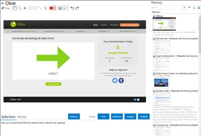 Olive - Flamory bookmarks and screenshots