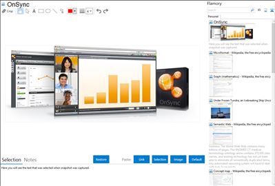 OnSync - Flamory bookmarks and screenshots