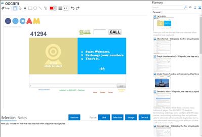 oocam - Flamory bookmarks and screenshots