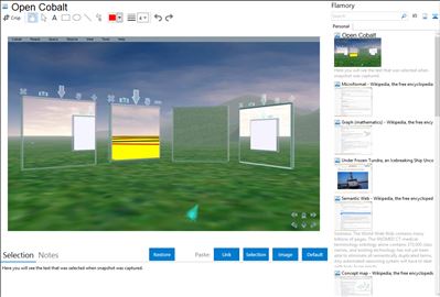 Open Cobalt - Flamory bookmarks and screenshots