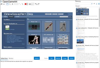 OpenGameArt - Flamory bookmarks and screenshots