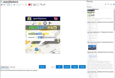 openMarkers - Flamory bookmarks and screenshots