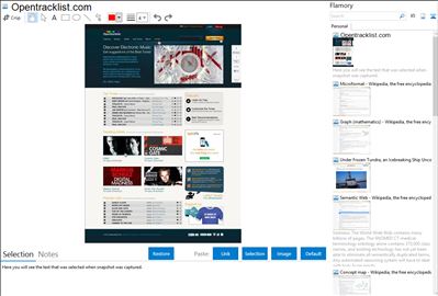 Opentracklist.com - Flamory bookmarks and screenshots