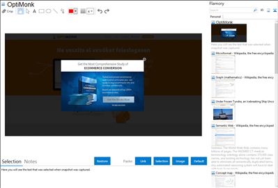 OptiMonk - Flamory bookmarks and screenshots
