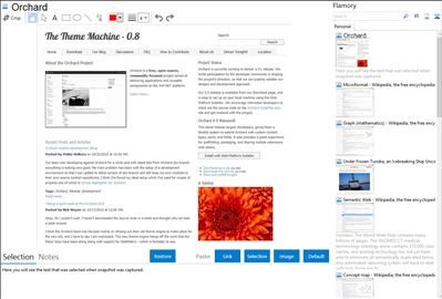 Orchard - Flamory bookmarks and screenshots