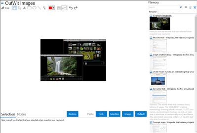 OutWit Images - Flamory bookmarks and screenshots