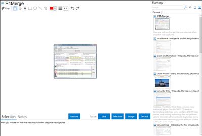 P4Merge - Flamory bookmarks and screenshots