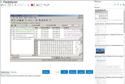 Packetyzer - Flamory bookmarks and screenshots