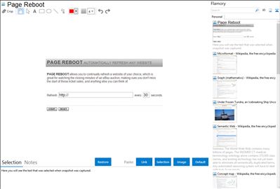 Page Reboot - Flamory bookmarks and screenshots