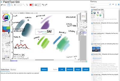 PaintTool SAI - Flamory bookmarks and screenshots