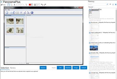 PanoramaPlus - Flamory bookmarks and screenshots