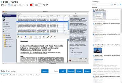 PDF Stacks - Flamory bookmarks and screenshots