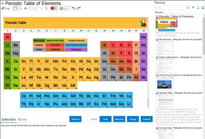 Periodic Table of Elements - Flamory bookmarks and screenshots