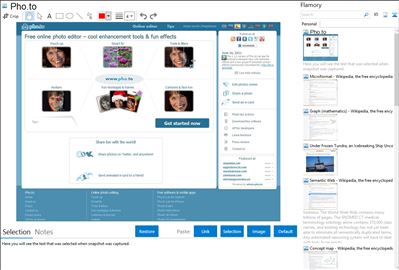 Pho.to - Flamory bookmarks and screenshots