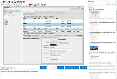 PHP File Manager - Flamory bookmarks and screenshots