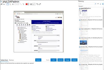 phpLDAPadmin - Flamory bookmarks and screenshots