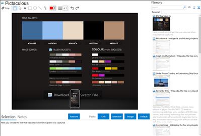 Pictaculous - Flamory bookmarks and screenshots