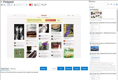 Pinterest - Flamory bookmarks and screenshots