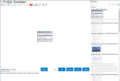 PL/SQL Developer - Flamory bookmarks and screenshots