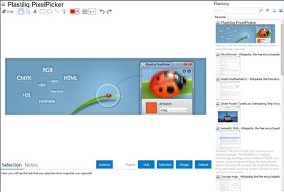 Plastiliq PixelPicker - Flamory bookmarks and screenshots