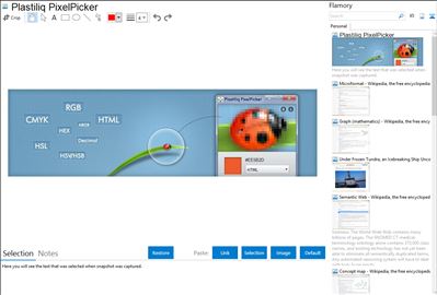 Plastiliq PixelPicker - Flamory bookmarks and screenshots