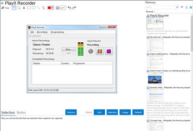 PlayIt Recorder - Flamory bookmarks and screenshots