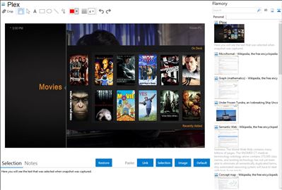 Plex - Flamory bookmarks and screenshots