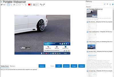 Portable Webserver - Flamory bookmarks and screenshots