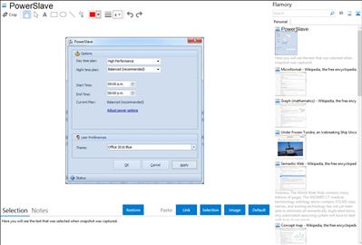 PowerSlave - Flamory bookmarks and screenshots
