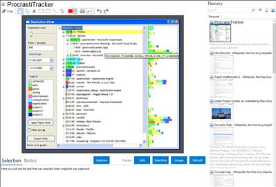 ProcrastiTracker - Flamory bookmarks and screenshots