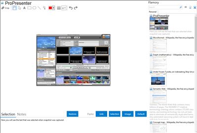 ProPresenter - Flamory bookmarks and screenshots