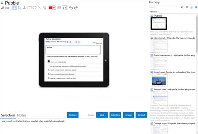 Pubble - Flamory bookmarks and screenshots