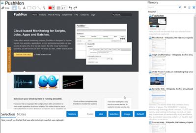 PushMon - Flamory bookmarks and screenshots