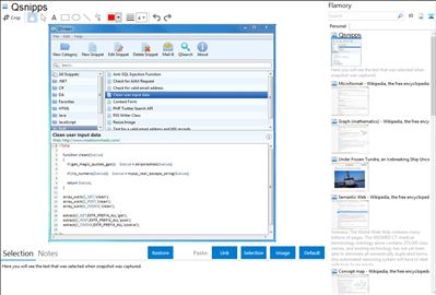 Qsnipps - Flamory bookmarks and screenshots