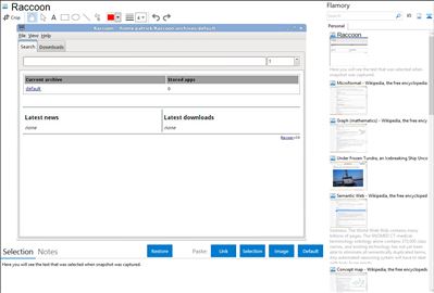 Raccoon - Flamory bookmarks and screenshots