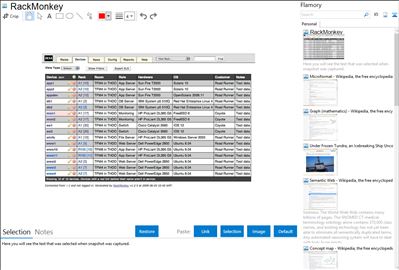 RackMonkey - Flamory bookmarks and screenshots